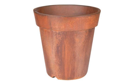 JARDINIERE POT ROND EFFET CORTEN