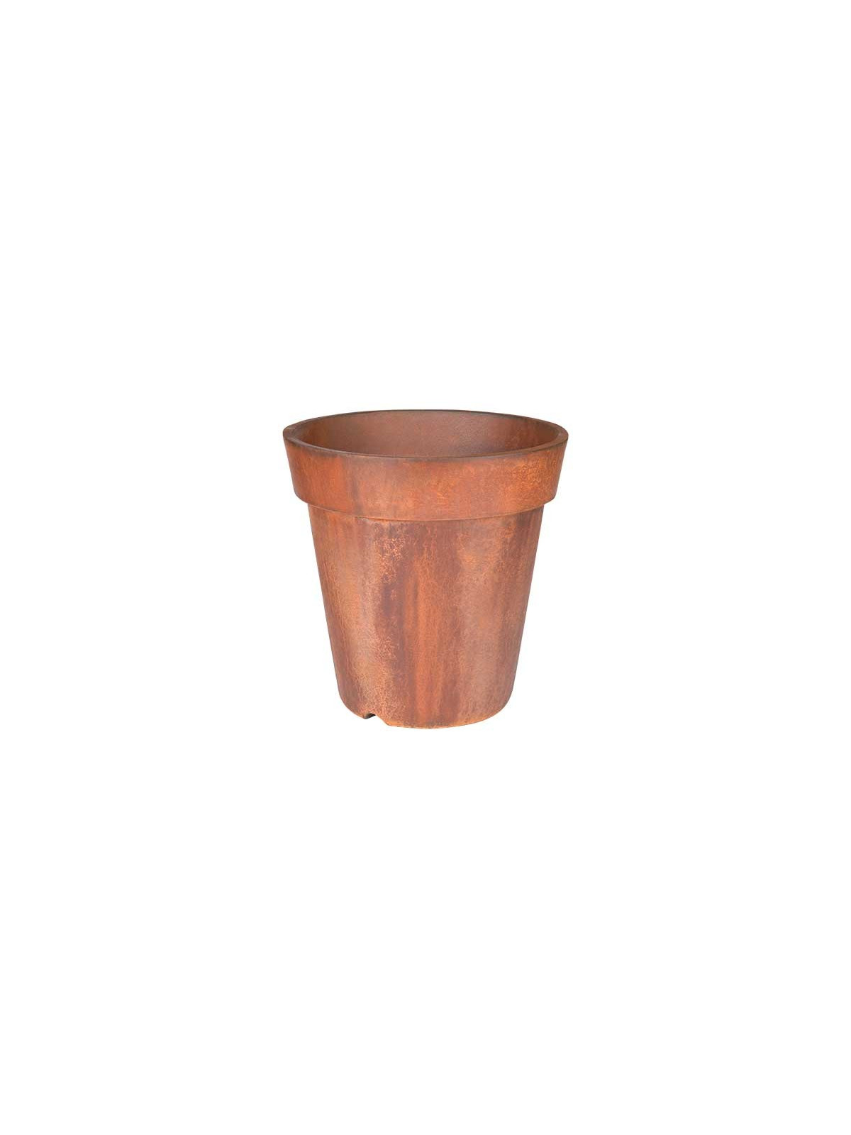 JARDINIERE POT ROND EFFET CORTEN