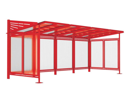 ABRI VELO INITIAL + COMPLEMENTAIRE COMPLET TROPEA ROUGE