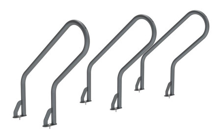 ARCEAUX ANTIVOL PEINT SUR GALVA POUR SUPPORT CYCLE OPTIMUS