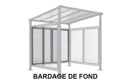 BARDAGE DE FOND INITIAL ACCESSOIRE DE PROTECTION ABRI CYCLE TITANE