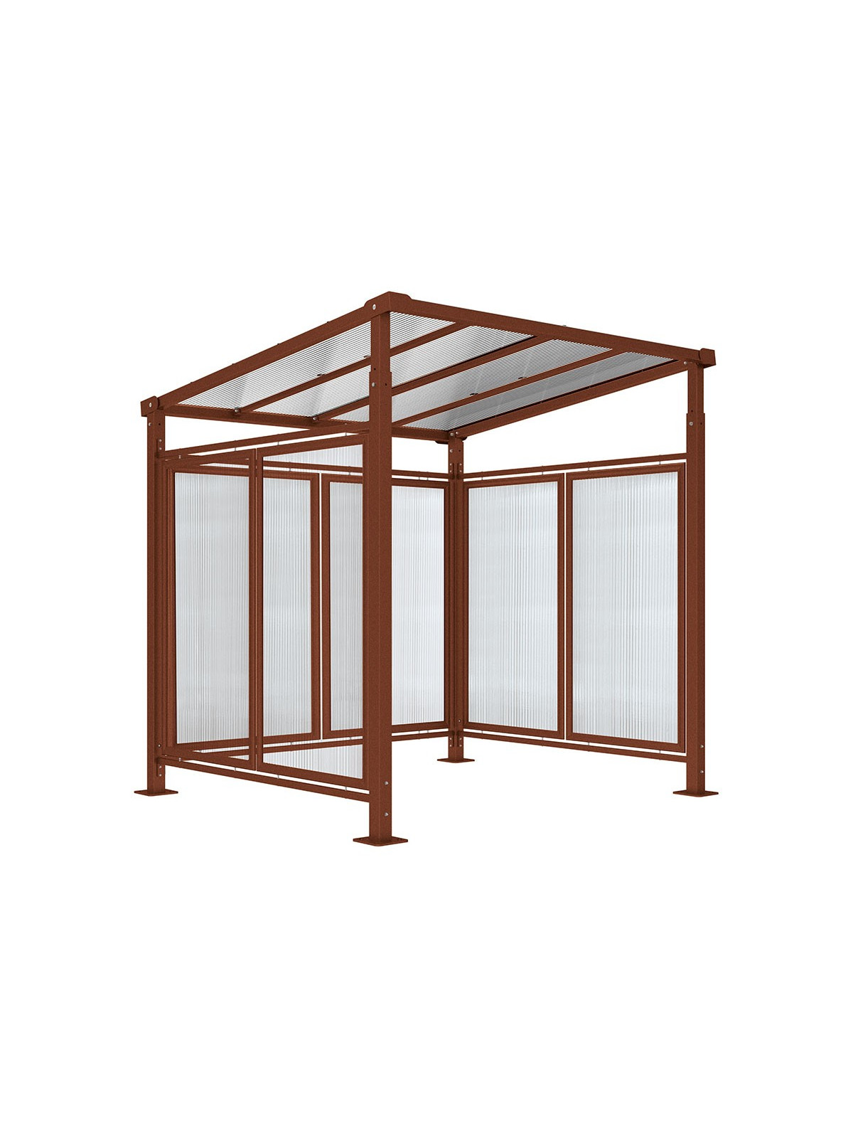 ABRI CYCLES TITANE COMPLET CORTEN