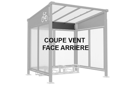 COUPE VENT DE TOITURE FACE ARRIERE POUR ABRI TITANE INITIAL