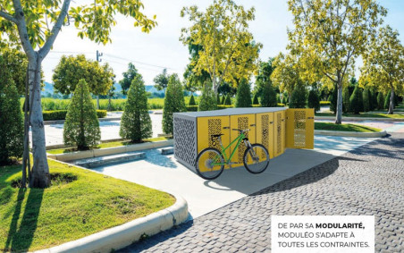 BOX A VELO SECURISE MODULEO
ABRI VÉLO INDIVIDUEL PARKING A VÉLO URBAIN