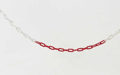 CHAÎNE POLYAMIDE 10 ML ROUGE ET BLANCHE