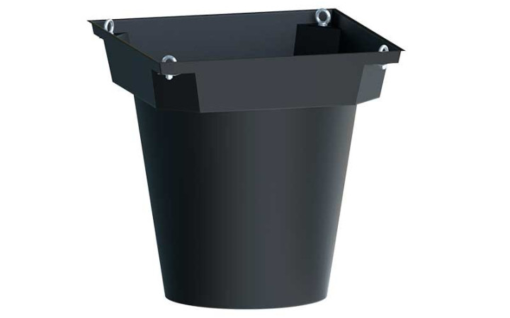 POT EXTERIEUR VOGUE CARRE MODERNE 
JARDINIÈRE CARRÉ DESIGN EN POLYÉTHYLÈNE PROFESSIONNEL ET COLLECTIVITÉ