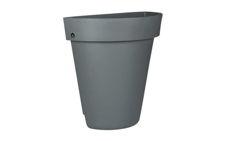 DEMI POT ROND H. 820 mm GRIS ANTHRACITE