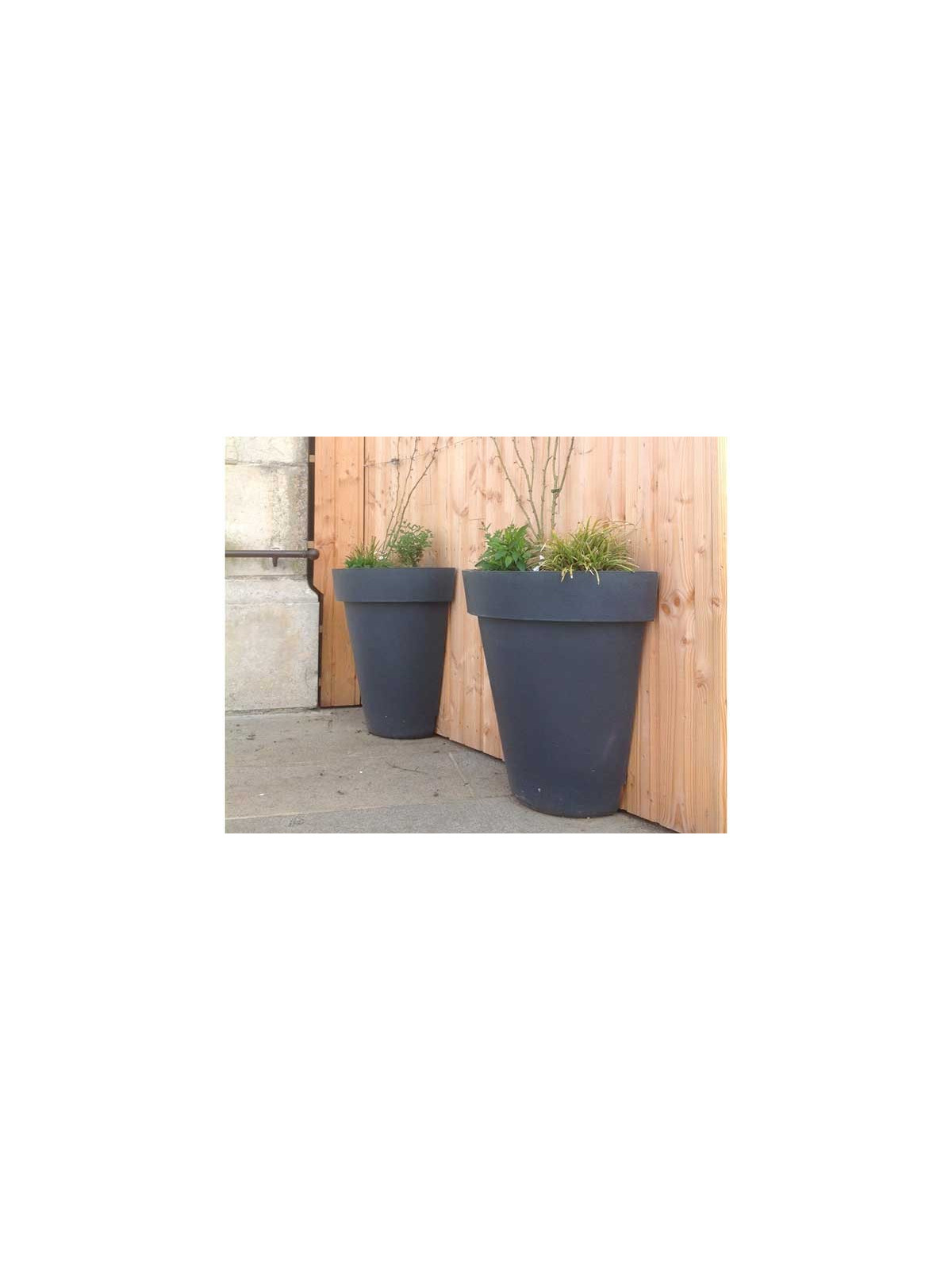 DEMI POT ROND H. 820 mm MISE EN SITUATION