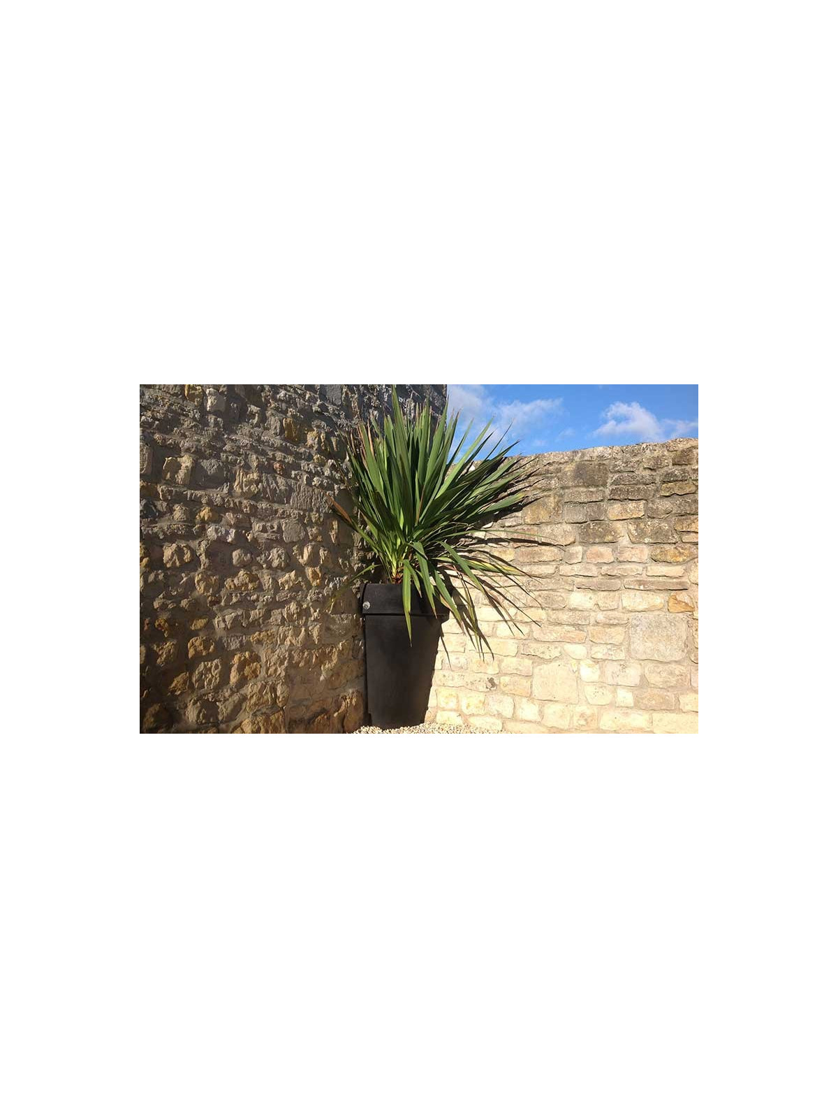 QUART DE POT ROND H. 820 mm MISE EN SITUATION