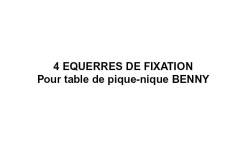 ÉQUERRE DE FIXATION EN INOX