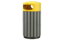 CORBEILLE GIZAY PLASTIQUE RECYCLE
POUBELLE RECYCLÉ ET RECYCLAGE 
COLLECTEUR DE DÉCHETS EXTÉRIEUR