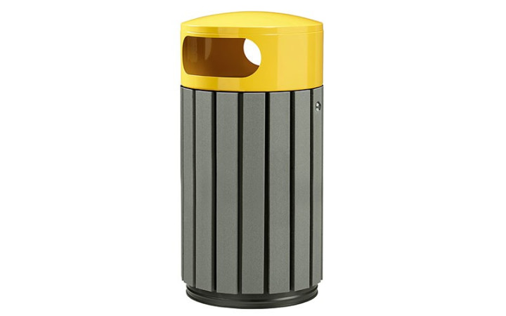 CORBEILLE GIZAY PLASTIQUE RECYCLE
POUBELLE RECYCLÉ ET RECYCLAGE 
COLLECTEUR DE DÉCHETS EXTÉRIEUR