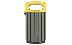 CORBEILLE GIZAY PLASTIQUE RECYCLE
POUBELLE RECYCLÉ ET RECYCLAGE 
COLLECTEUR DE DÉCHETS EXTÉRIEUR