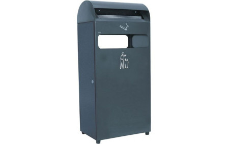 CONTENEUR AVEC CENDRIER ASMA 48 L
AMÉNAGEMENT DE PROPRETÉ PROBBAX 
GESTION DÉCHET EXTÉRIEUR