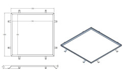 CADRE POUR GRILLE D'ARBRE SISTERON