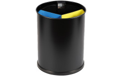 CORBEILLE DE TRI DE DÉCHET INTÉRIEUR NARCISSA 3 COMPARTIMENTS HÔTEL ET BUREAU