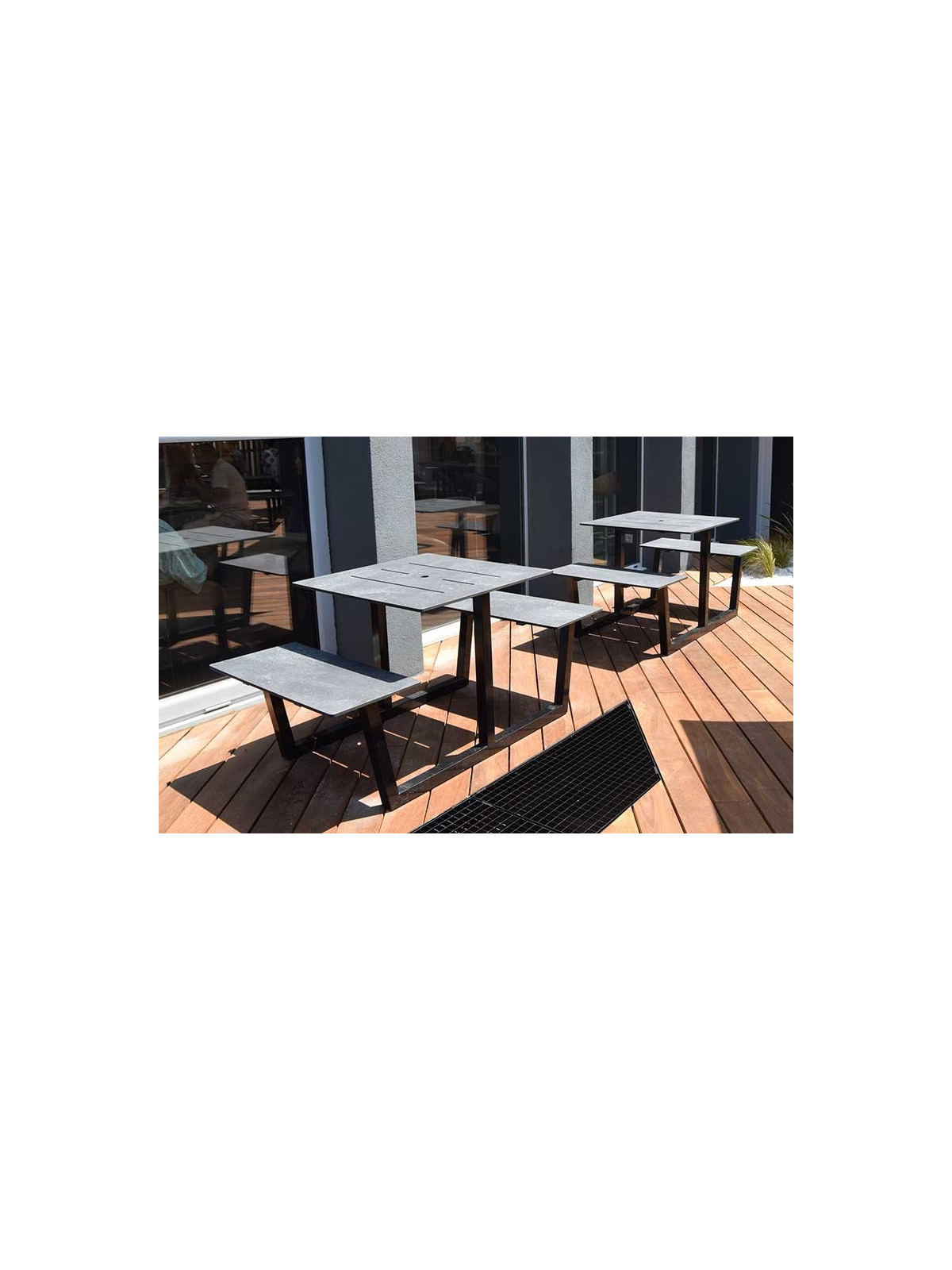 TABLE PIQUE NIQUE CUBA CARREE