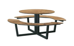 TABLE PIQUE NIQUE CUBA RONDE