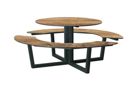 TABLE PIQUE NIQUE CUBA RONDE