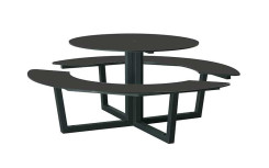 TABLE PIQUE NIQUE CUBA RONDE