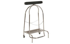 PORTE-SAC AVEC PINCE EN INOX P7052