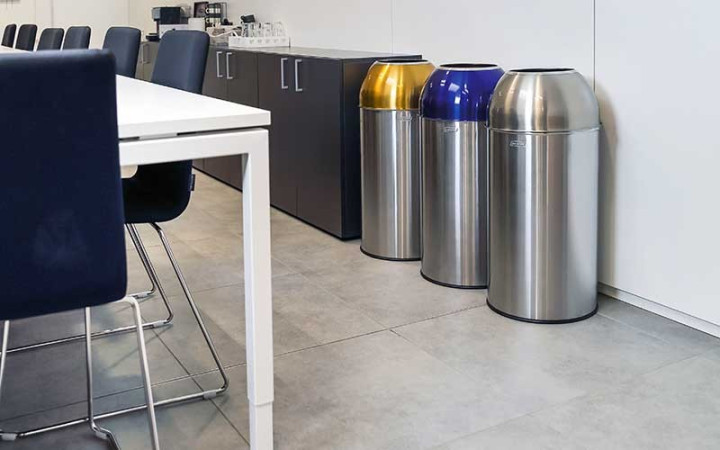 COLLECTEUR DE TRI SELECTIF ALVA
POUBELLE INTÉRIEURE INOX DE RECYCLAGE