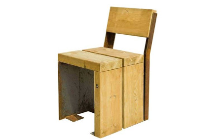 CHAISE TORA AVEC DOSSIER