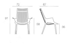 FAUTEUIL IBIZA LOUNGE
FAUTEUIL MODERNE GRAND CONFORT ESPACE DÉTENTE INTÉRIEUR EXTÉRIEUR
