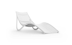 BAIN DE SOLEIL IBIZA BLANC
TRANSAT DESIGN EN POLYPROPYLÈNE
CHAISE LONGUE POUR TERRASSE ET JARDIN
