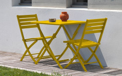 CHAISE DE JARDIN PLIANTE EN ALU ANDREA
MOUTARDE