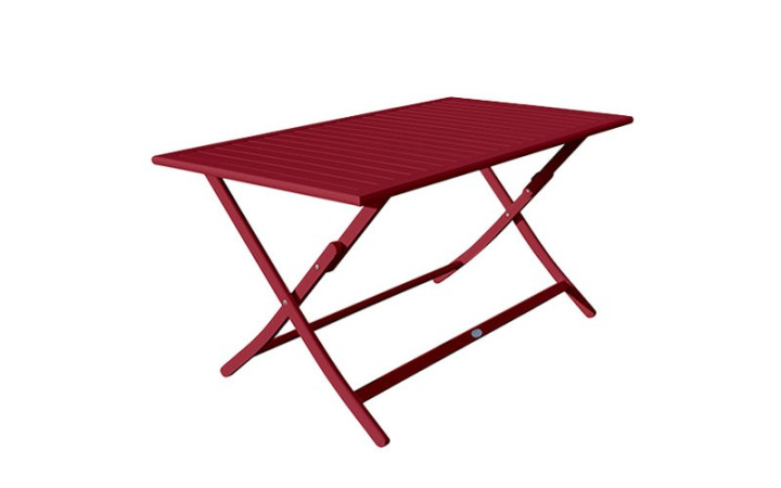 TABLE EXTÉRIEURE RECTANGLE ANDREA
MOBILIER DE JARDIN PLIANT - ROUGE CARMIN