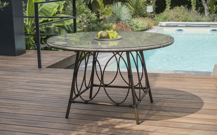 TABLE RONDE DE JARDIN SAMANA Ø 1250 mm