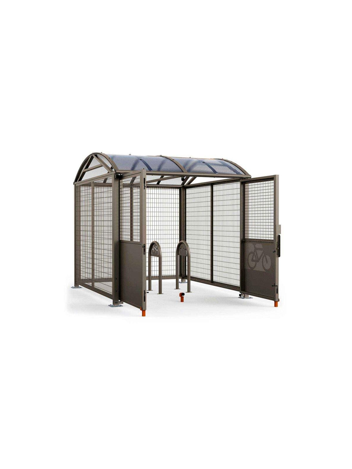 ABRI VELOS VOÛTE SECURISE GRILLAGE PEINT FERMETURE DIGICODE