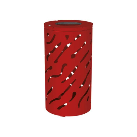 CORBEILLE EXTERIEURE JUSSAC SANS SEAU POUBELLE DE VILLE BORDEAUX