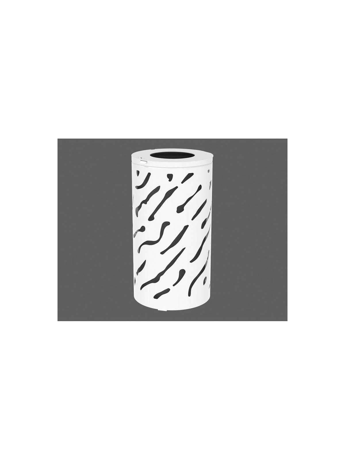 POUBELLE JUSSAC AVEC SEAU PEINT
CORBEILLE EXTÉRIEUR POUR ESPACE URBAIN - BLANC