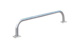 ARCEAUX DE BORDURE GALVA SUR PLATINES AMÉNAGEMENT URBAIN DE SÉCURITÉ 1500 MM