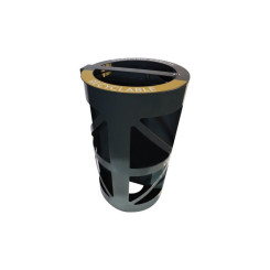 CORBEILLE ACIER VIGIPIRATE BI-FLUX
CORBEILLE VIGIPIRATE INTÉRIEURE POUR CENTRE COMMERCIAUX OU BATIMENT ESPACE PUBLIC