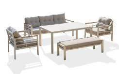 ENSEMBLE SALON DE JARDIN ALU NASSAU
MOBILIER DE REPOS POUR JARDIN ET TERRASSE