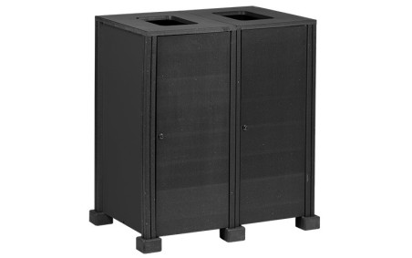 STATION DE TRI BRICK 2 FLUX
TRI SÉLECTEUR EXTÉRIEUR HÔTEL PARC
STATION DE TRI BRIQUE ALIMENTAIRE RECYCLÉ