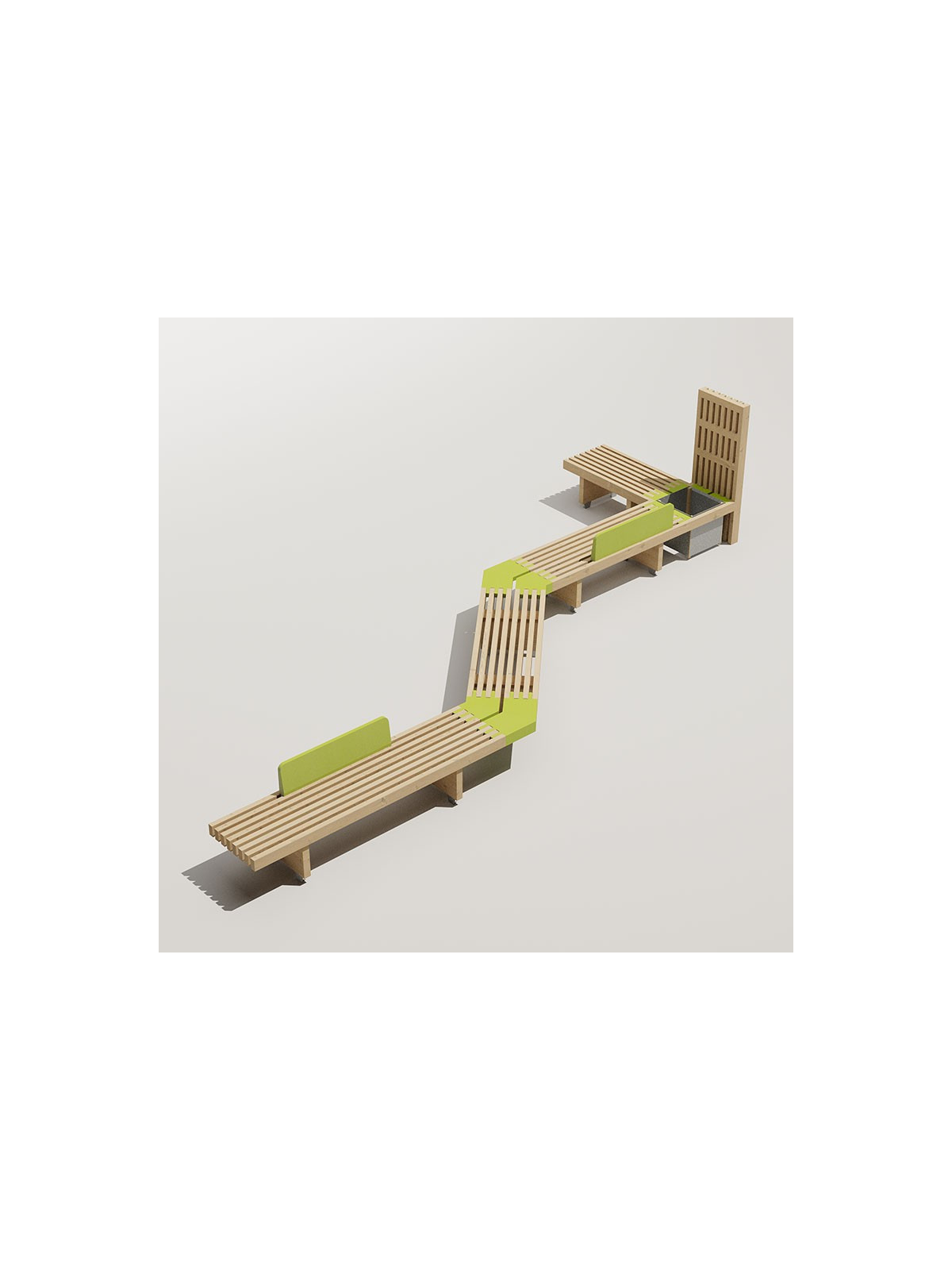 GAMME DESIBOIS - PACK 2 
MOBILIER URBAIN DESIGN EXTÉRIEUR