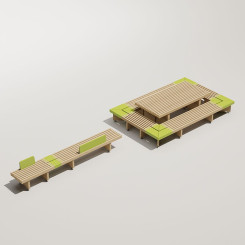 GAMME DESIBOIS - PACK 3
AMENAGEMENT D'ESPACE EXTERIEUR MODULABLE