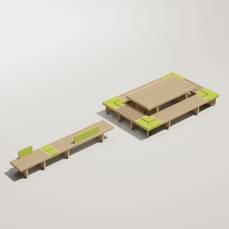 GAMME DESIBOIS - PACK 3
AMENAGEMENT D'ESPACE EXTERIEUR MODULABLE