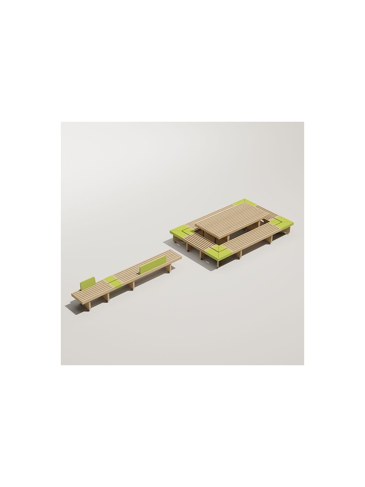 GAMME DESIBOIS - PACK 3
AMENAGEMENT D'ESPACE EXTERIEUR MODULABLE