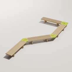 GAMME DESIBOIS - PACK 4
MOBILIER URBAIN MODULABLE MODERNE