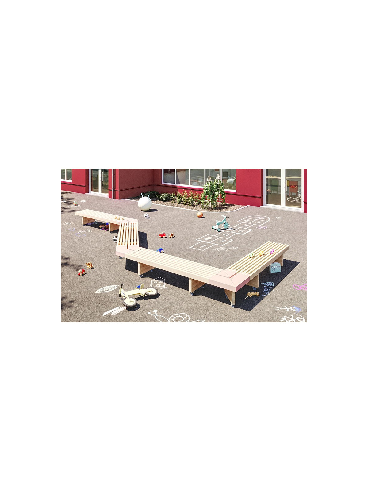 GAMME DESIBOIS - PACK 4
MOBILIER URBAIN MODULABLE MODERNE