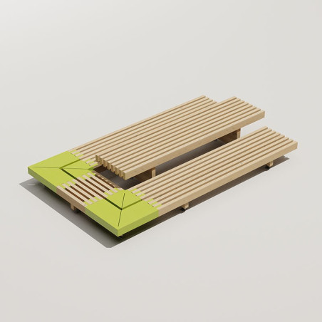 GAMME DESIBOIS - PACK 6 
MOBILIER URBAIN SPÉCIAL ENFANT