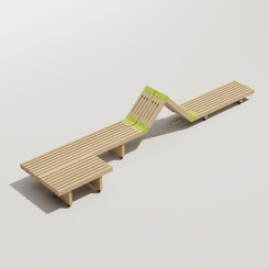 GAMME DESIBOIS - PACK 7
MOBILIER EN BOIS DESIGN ET MODERNE ESPACE EXTÉRIEUR