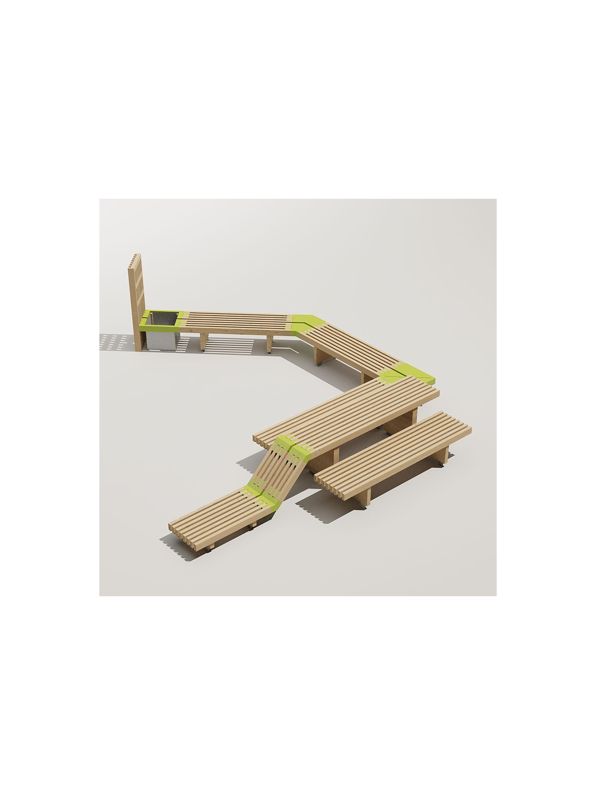 GAMME DESIBOIS - PACK 8
AMÉNAGEMENT ESPACE URBAIN EXTÉRIEUR DESIGN MODERNE ET MODULABLE