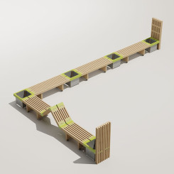 GAMME DESIBOIS - PACK 9
MOBILIER URBAIN ET JARDINIÈRE EXTÉRIEUR POUR VILLE ET COLLECTIVITÉ