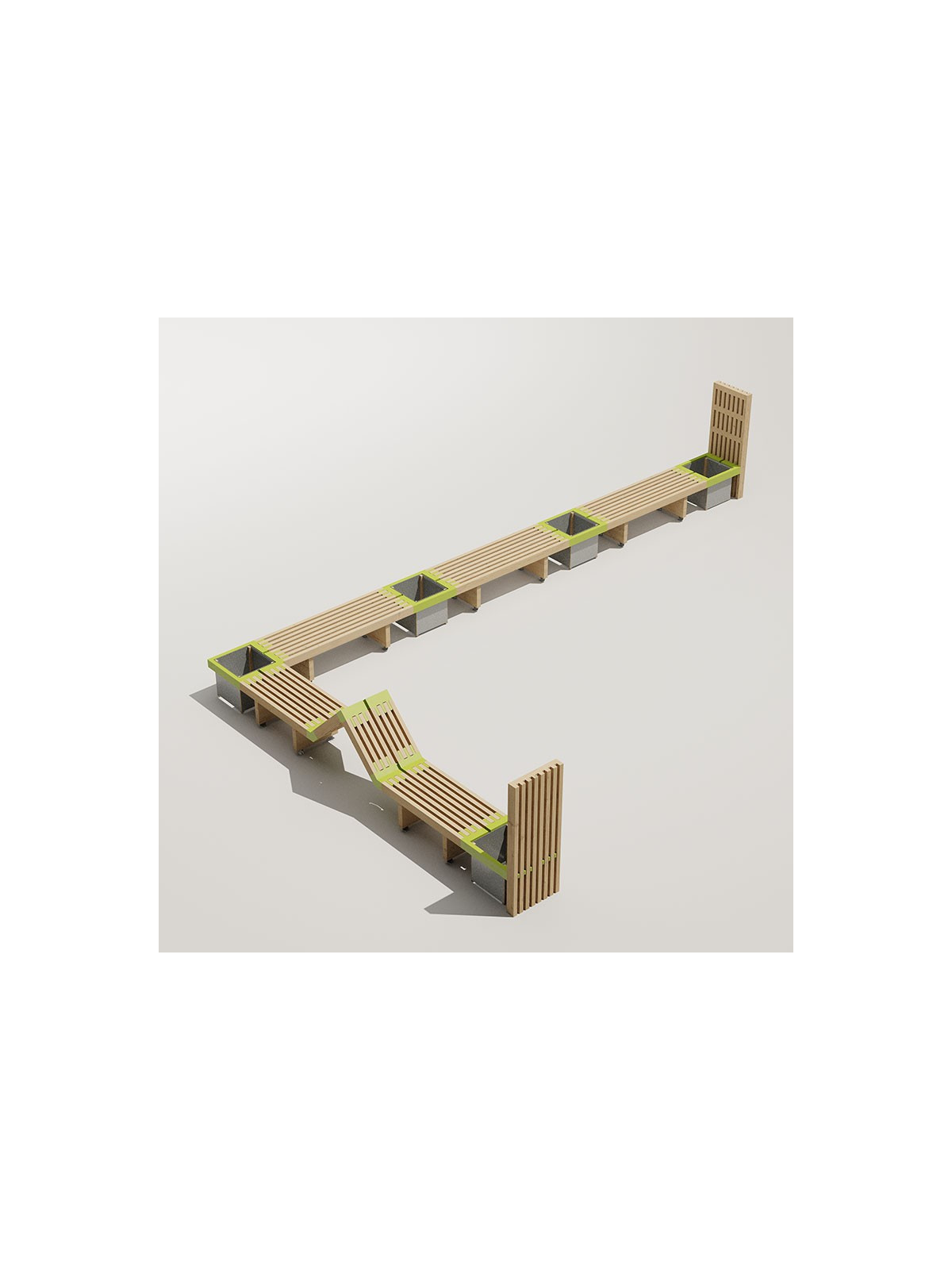 GAMME DESIBOIS - PACK 9
MOBILIER URBAIN ET JARDINIÈRE EXTÉRIEUR POUR VILLE ET COLLECTIVITÉ